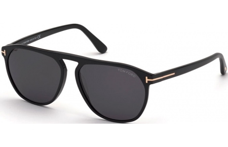 Gafas de Sol - Tom Ford - JASPER-02 FT0835 - 01A  SHINY BLACK // GREY