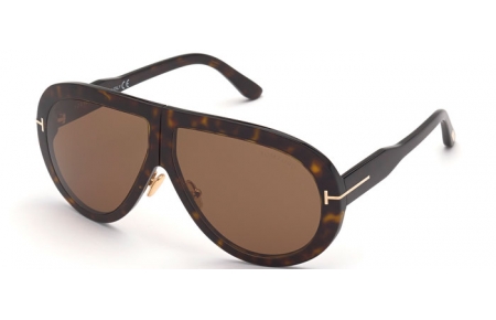 Gafas de Sol - Tom Ford - TROY FT0836 - 52E  DARK HAVANA // BROWN