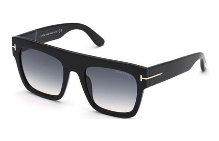 Gafas de Sol - Tom Ford - RENEE FT0847  - 01B  SHINY BLACK // GREY GRADIENT