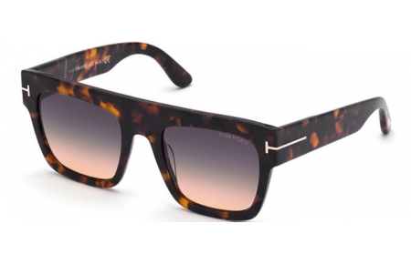 Gafas de Sol - Tom Ford - RENEE FT0847  - 52B  DARK HAVANA // GREY GRADIENT