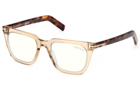 Monturas - Tom Ford - FT5963-B - 045  SHINY LIGHT BROWN