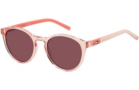 Gafas Junior - Tommy Hilfiger Junior - TH 2121/S - 733 (U1) PEACH // DARK PINK