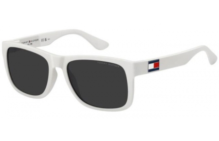 Gafas de Sol - Tommy Hilfiger - TH 1556/N/S - 6HT (IR) MATTE WHITE // GREY