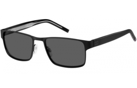 Gafas de Sol - Tommy Hilfiger - TH 1974/S - 003 (IR) MATTE BLACK // GREY BLUE