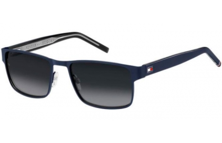 Gafas de Sol - Tommy Hilfiger - TH 1974/S - FLL (9O) MATTE BLUE // DARK GREY GRADIENT