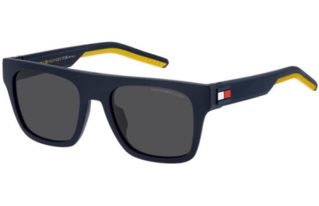 Gafas de Sol - Tommy Hilfiger - TH 1976/S - 2FN (IR) MATTE BLUE YELLOW // GREY BLUE