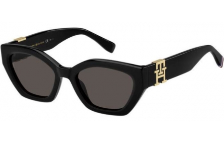 Gafas de Sol - Tommy Hilfiger - TH 1979/S - 807 (IR) BLACK // GREY BLUE