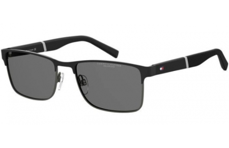 Gafas de Sol - Tommy Hilfiger - TH 2040/S - TI7 (M9) MATTE BLACK RUTHENIUM // GREY POLARIZED