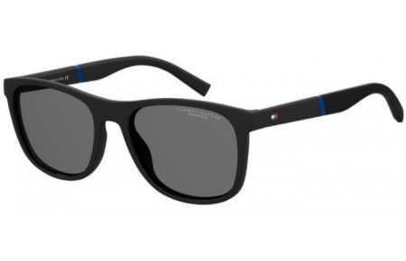 Gafas de Sol - Tommy Hilfiger - TH 2042/S - 003 (M9) MATTE BLACK // GREY POLARIZED