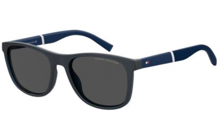 Gafas de Sol - Tommy Hilfiger - TH 2042/S - FLL (IR) MATTE BLUE // GREY