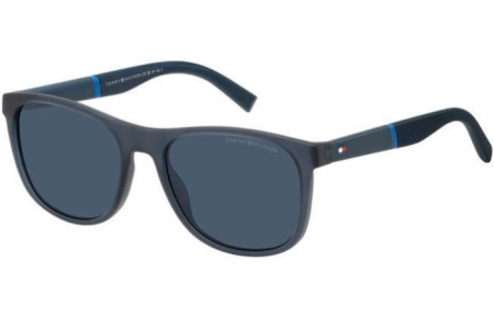 Gafas de Sol - Tommy Hilfiger - TH 2042/S - IPQ (KU) MATTE BLUE // BLUE