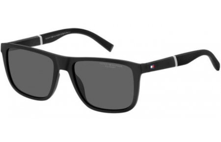 Gafas de Sol - Tommy Hilfiger - TH 2043/S - 003 (M9) MATTE BLACK // GREY POLARIZED