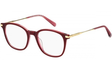 Lunettes de vue - Tommy Hilfiger - TH 2050 - 0T5 BURGUNDY PINK