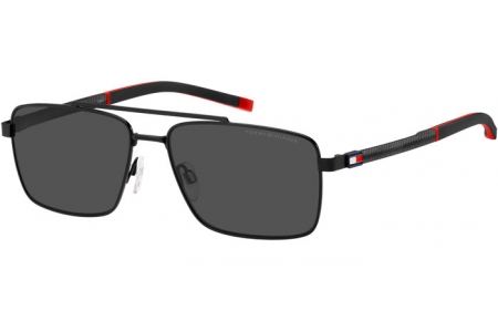 Gafas de Sol - Tommy Hilfiger - TH 2078/S - 003 (IR) MATTE BLACK // GREY BLUE