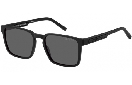 Gafas de Sol - Tommy Hilfiger - TH 2088/S - 003 (M9) MATTE BLACK // GREY POLARIZED