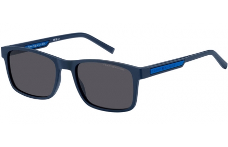 Gafas de Sol - Tommy Hilfiger - TH 2089/S - FLL (IR) MATTE BLUE // GREY