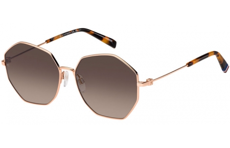 Gafas de Sol - Tommy Hilfiger - TH 2094/S - DDB (HA) GOLD COPPER // BROWN GRADIENT