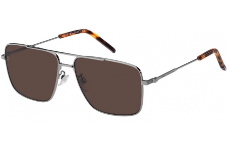 Gafas de Sol - Tommy Hilfiger - TH 2110/S - 6LB (70) RUTHENIUM // BROWN