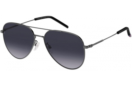 Gafas de Sol - Tommy Hilfiger - TH 2111/G/S - KJ1 (9O) DARK RUTHENIUM // DARK GREY GRADIENT