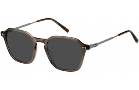 Gafas de Sol - Tommy Hilfiger - TH 2132/S - 09Q (IR) BROWN // GREY