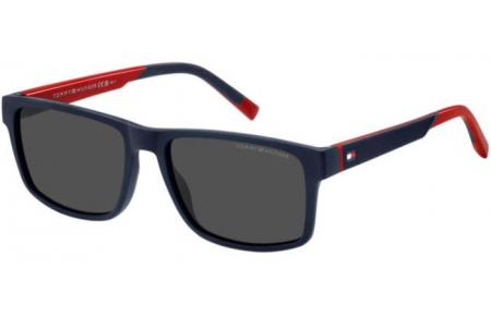 Gafas de Sol - Tommy Hilfiger - TH 2142/S - 8RU (IR) BLUE RED // GREY