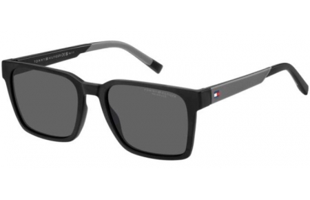 Gafas de Sol - Tommy Hilfiger - TH 2143/S - 08A (M9) BLACK GREY // GREY POLARIZED