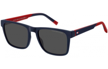 Gafas de Sol - Tommy Hilfiger - TH 2144/S - 8RU (IR) BLUE RED // GREY