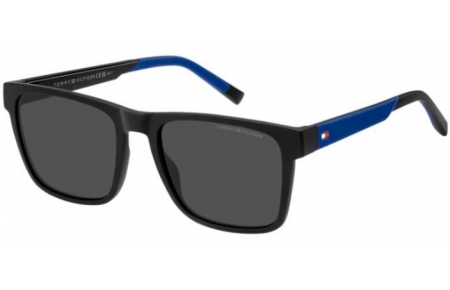 Gafas de Sol - Tommy Hilfiger - TH 2144/S - D51 (IR) BLACK BLUE // GREY