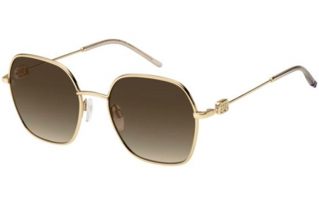 Gafas de Sol - Tommy Hilfiger - TH 2150/S - 84E (HA) GOLD BEIGE // BROWN GRADIENT