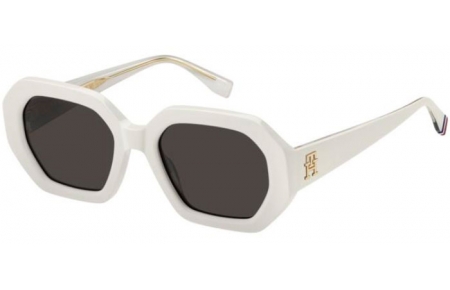 Gafas de Sol - Tommy Hilfiger - TH 2155/S - SZJ (IR) IVORY // GREY