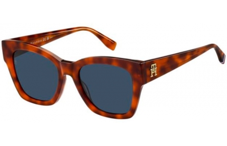 Gafas de Sol - Tommy Hilfiger - TH 2156/S - 0UC (KU) RED HAVANA // BLUE