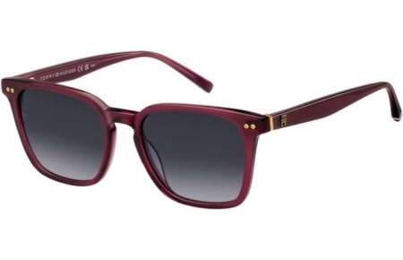 Gafas de Sol - Tommy Hilfiger - TH 2158/S - 0T7 (9O) PLUM // DARK GREY GRADIENT