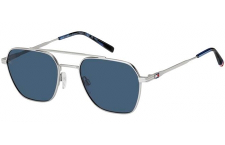 Gafas de Sol - Tommy Hilfiger - TH 2192/S - CTL (KU) MATTE PALLADIUM // BLUE