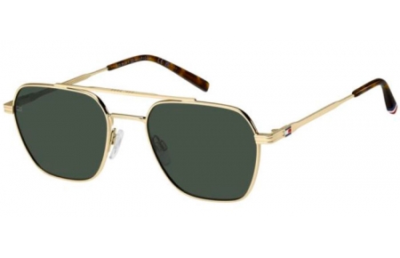 Gafas de Sol - Tommy Hilfiger - TH 2192/S - J5G (QT) GOLD // GREEN