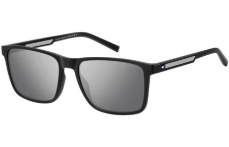 Gafas de Sol - Tommy Hilfiger - TH 2201/S - 08A (TI) BLACK GREY //  SILVER MIRROR HIGHTCONTRAT