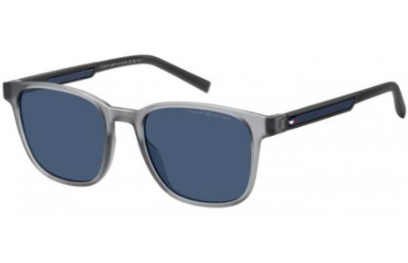 Gafas de Sol - Tommy Hilfiger - TH 2202/S - 09V (KU) GREY BLUE // BLUE