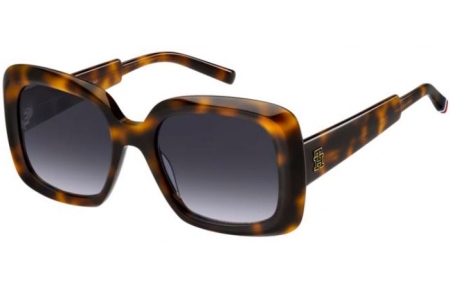 Gafas de Sol - Tommy Hilfiger - TH 2208/S - 05L (08) HAVANA // DARK BLUE GRADIENT