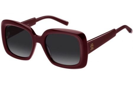 Gafas de Sol - Tommy Hilfiger - TH 2208/S - LHF (9O) BURGUNDY // DARK GREY GRADIENT