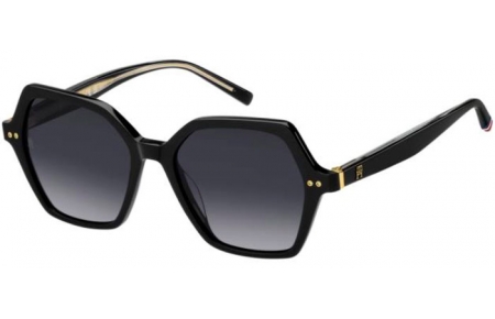 Gafas de Sol - Tommy Hilfiger - TH 2213/S - 807 (9O) BLACK // DARK GREY GRADIENT