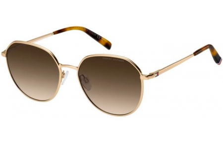 Gafas de Sol - Tommy Hilfiger - TH 2218/S - 000 (HA) ROSE GOLD // BROWN GRADIENT