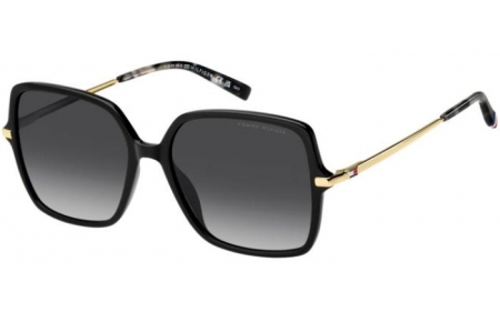 Gafas de Sol - Tommy Hilfiger - TH 2220/S - 807 (9O) BLACK // DARK GREY GRADIENT