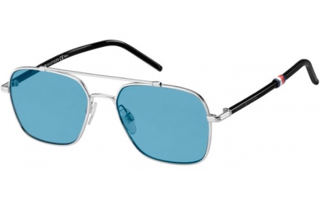 Gafas de Sol - Tommy Hilfiger - TH 1671/S - 010 (KU) PALLADIUM // BLUE GREY