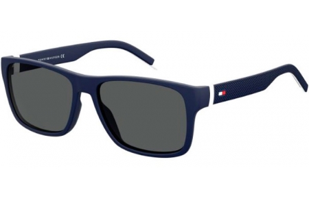 Gafas de Sol - Tommy Hilfiger - TH 1718/S - 0JU (IR) BLUE WHITE // GREY