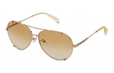 Sunglasses - Tous - STO390S - 300G  SHINY ROSE GOLD // BROWN GRADIENT