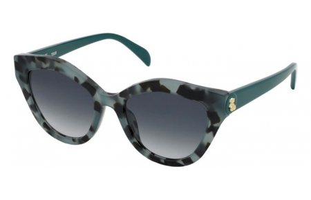 Gafas de Sol - Tous - STOC18 - 06YT  SHINY GREEN HAVANA // SMOKE GRADIENT