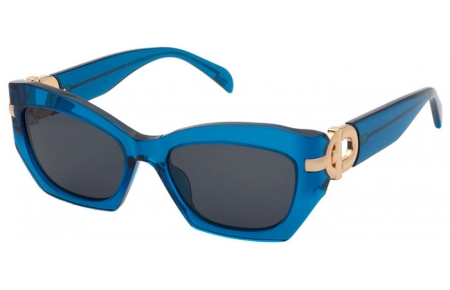 Gafas de Sol - Tous - STOC23 - 06M2  SHINY TRANSPARENT BLUE // SMOKE