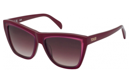 Gafas de Sol - Tous - STOC25V - 08LA  SHINY BORDEAUX // BROWN GRADIENT