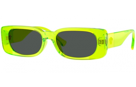 Gafas Junior - Versace eyewear junior - VK4003U - 547987  YELLOW FLUOR TRANSPARENT // DARK GREY