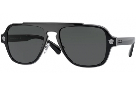 Gafas de Sol - Versace - VE2199 MEDUSA CHARM - 100187  BLACK // DARK GREY