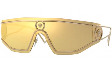 Gafas de Sol - Versace - VE2226 - 10027P GOLD // BROWN MIRROR GOLD